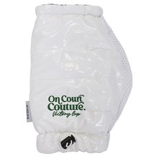 VictoryLap 亮面鋪棉網球防寒袖套, 白色, 1個