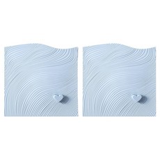 Hanbomnuri 浴室地板排水孔把手蓋 2入, 藍色