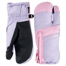루디스 주니어용 컴포트핏 스키 보드 삼지 방한 장갑 LGJ432TA, 라벤더, 1개