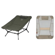 MAD DOG 卡蒙床式露營椅, 軍綠色, 1個