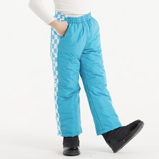 Rucat Kids 兒童西洋棋格紋鋪棉滑雪褲