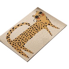 Hanbomnuri 重點玄關浴室防滑線圈地墊, 黃色, 1個