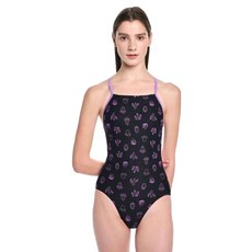 엠보스 미들컷 V back 탄탄이 여성수영복 WST2015