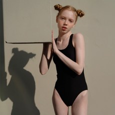 HOOG 723 中高衩V型美背高彈力訓練女款泳衣 WST1838