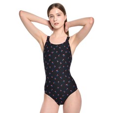 엠보스 미들컷 X back 탄탄이 여성수영복 WST2005