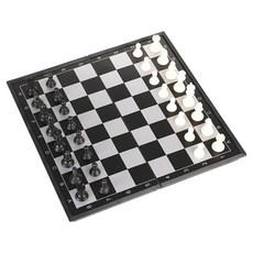 라펠로 휴대용 체스 자석보드게임 세트 20 x 20 cm, 혼합색상, 1세트