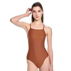 퍼니베리 미들컷 V back 탄탄이 여성수영복 WST2087