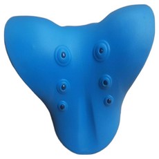 Celliving 正確姿勢C字型頸枕 藍色, 1個