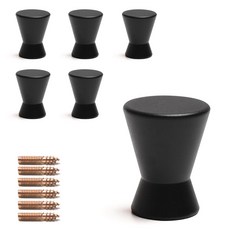 Sonjabisesang 免鑽孔迷你旋律1孔傢俱把手, 黑色, 6個