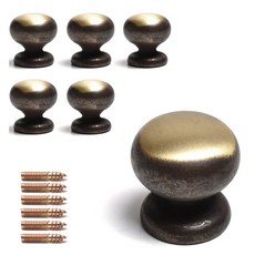 Sonjabisesang 免鑽孔迷你交響樂1孔傢俱把手, 棕色, 6個