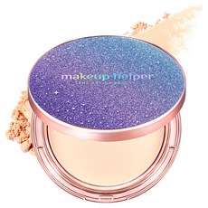 makeup helper Art Pact 原創專業定妝粉餅 極光月光 25g, 21號 亮粉色, 1個