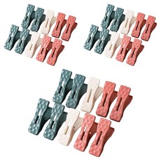 Happy Goods 多用途簡約曬衣夾 A型3 30入組, 混色, 1套