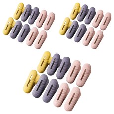 Happy Goods 多用途簡約曬衣夾 B款3 30入組, 混合色, 1套