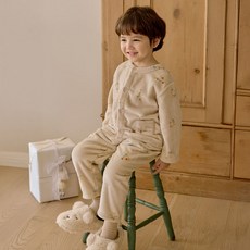 unifriend 愛心熊超細纖維睡眠睡衣上下套裝