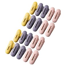 Happy Goods 多用途簡約曬衣夾 B款2 20入組, 混色, 1套
