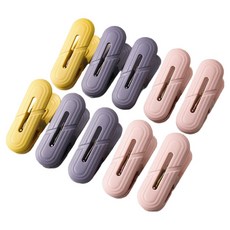 快樂好物 多用途簡約曬衣夾 B型1 10p組, 混合色, 1套