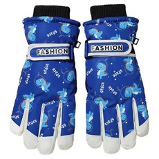 KIZTREE 兒童用恐龍防水滑雪手套 ST-156