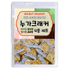 대만 스타일 누가크래커 대파맛 100g + 말차맛 100g + 딸기 맛100g + 초코맛 100g 세트, 1세트