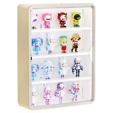 순잠 피규어용 벽걸이 수납 전시 케이스 화이트