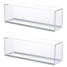 몽구밍 일자형 피규어 케이스 화이트 1단, 2개