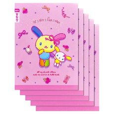 산리오 초등 좁은칸 알림장, 우사하나, 5개