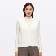 Elsso 女款仿羊毛基本款V領針織背心