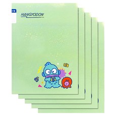 산리오 무제 21줄 초등노트, 한교동, 5개