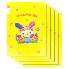 산리오 무제 21줄 초등노트, 우사하나, 5개