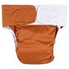 幸福夢想 防漏可水洗抗菌防水成人衛生尿布 駝色, FREE(23 x 28 cm), 1個, 1枚入