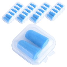 DK One 可愛防噪音耳塞 一對 藍色A 1.4 x 2.8 cm, 1個, 20入