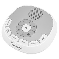 lionelo Baby Nap 多功能床頭燈音樂盒 709286, 白色, 1個