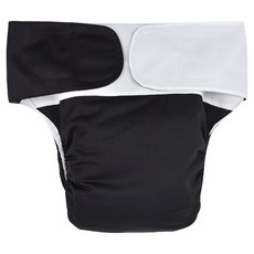 幸福夢想 防漏可水洗抗菌防水成人衛生尿布 黑色, FREE(23 x 28 cm), 1個, 1枚入