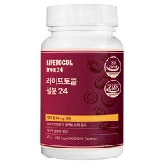 LIFETOCOL 鐵質 24 45g, 1個, 150錠