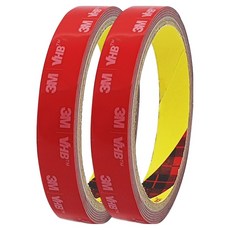 브이에이치비 쓰리엠 강력 아크릴폼 양면테이프 그레이 20mm x 1.5m, 2개, 단품