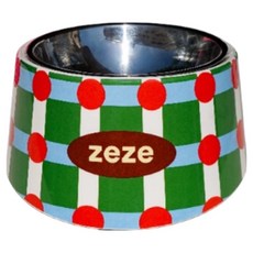 zeze 金屬斜口碗, 1個, 條紋波點