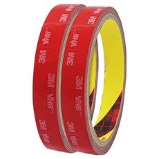 3M VHB 3M 超強力壓克力泡棉灰色雙面膠帶 14mm x 1.5m, 2個