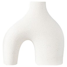 Mabsoshop 霧面居家風格曲線花瓶 BRP1973, 單一顏色
