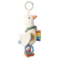 itzy ritzy 搖鈴感統玩偶 悠游小鵝, 白色, 1個