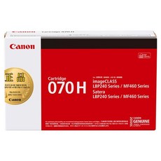 캐논 정품 토너 카트리지 CRG-070H, 검정, 1개