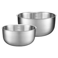 cookever Pratico 不鏽鋼攪拌盆 2件組, 1套, 攪拌盆2個