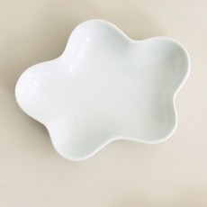 日本製有田燒星形碗, 白色, 1個