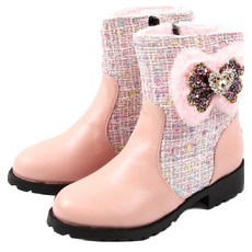 Rurushu 兒童 P Heart Twinnie 毛靴 DW190