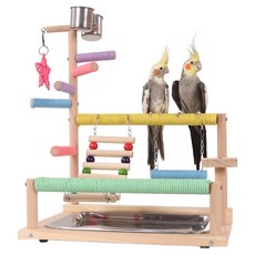 Qilci 鸚鵡彩虹遊戲站架, 混合顏色, 1個