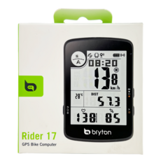 BRYTON Rider 17E GPS自行車訓練記錄器/GPS大螢幕入門車錶, 黑色, 1個