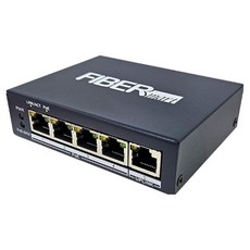 SOLTEC 1Gbps TP 5埠 PoE 4埠 非網管型交換器, 1個, FM1005HP