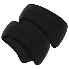 Mfini On-Running 髮帶耳罩, 黑色, 2個