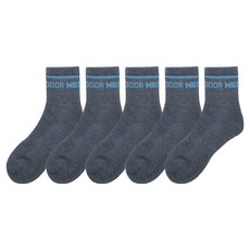 NEPA 女性標準戶外登山緩衝中筒襪, 海軍藍, 5個