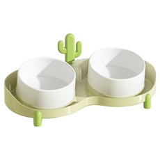 寵物星樂園 高腳寵物餐桌架, 草木綠, 1個