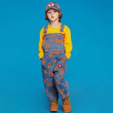 BEBE DE PINO 愛心Baba Bear丹寧吊帶褲 BP23OV362