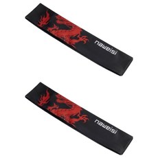 NAWEISEU Urbina Health 超輕量跑步髮帶, 紅色, 2個